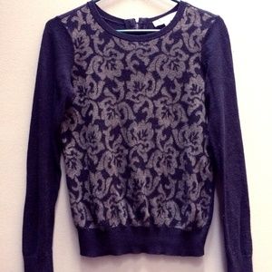 $8 w/ bundle Ann Taylor LOFT Knit Sweater Damask